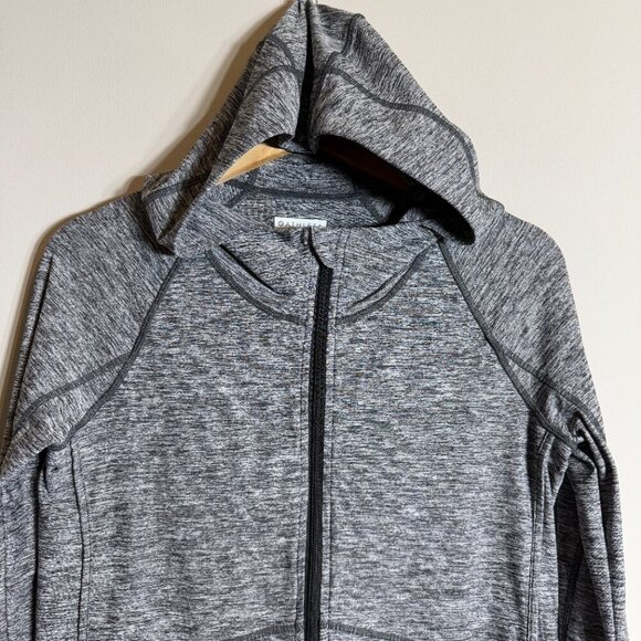 NWOT Athleta Pacifica Baja UPF Jacket Women's XS Gray Full Zip Hooded Activewear - Picture 7 of 16